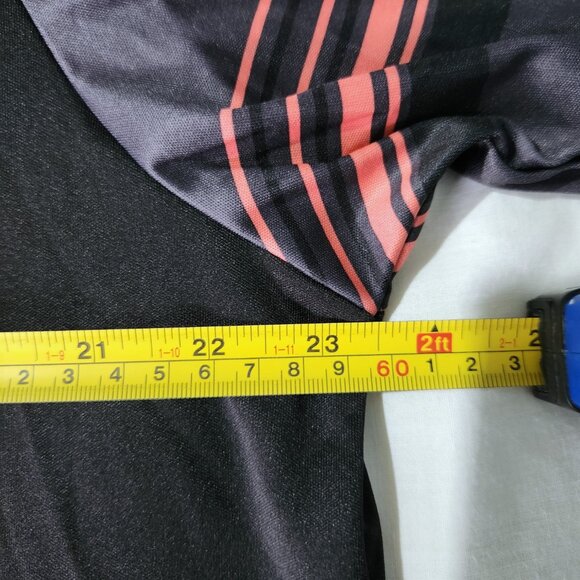 Head Golf Polo Shirt Men's Size XL Black with Striped Sleeves 3 Button Collared - Picture 8 of 12